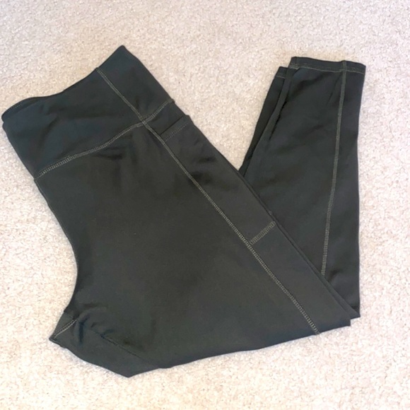 Danskin Pants & Jumpsuits Danskin Green 78 Pocket Leggings Xl